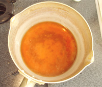 あんかけうどん　作り方(1)　だし汁の調理